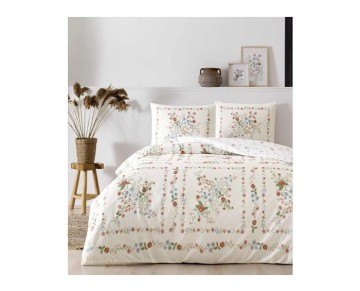 Taç Çift Kişilik Ranforce Nevresim Takımı Hilarie Pembe