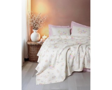 Cotton Box Estiva Çift Kişilik Pike Takımı Petal Pembe