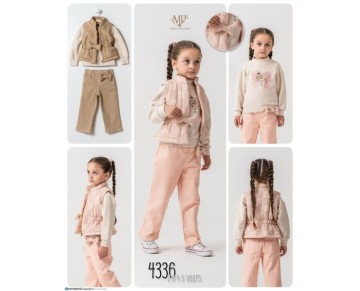 2/5 YAŞ 4336-YELEKLİ ÜÇLÜ TAKIM