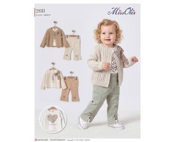 9/24 AY -2611-BASKILI BADİ-TRİKO HIRKA-İSPANYOL PAÇA PANTALON