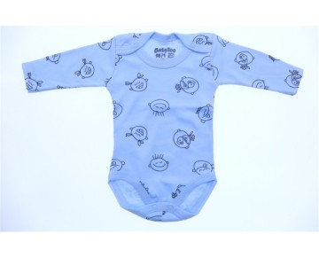 1/4  YAŞ 708329-BABYTOO BUYUK SEVIMLI SURAT DESENLI KOLLU BADI