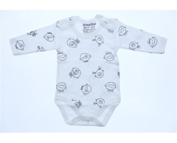 1/4  YAŞ 708329-BABYTOO BUYUK SEVIMLI SURAT DESENLI KOLLU BADI