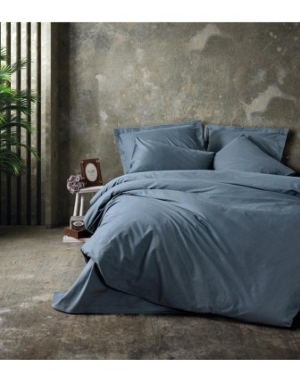 Cotton Box Plain Antrasit Çift Kişilik Nevresim Takımı