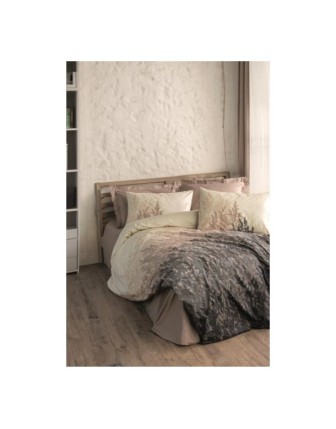 Cotton Box Dual Çift Kişilik Nevresim Takımı Lindon Bej
