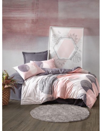 Cotton Box Çift Kişilik Nevresim Takımı Leron Gri