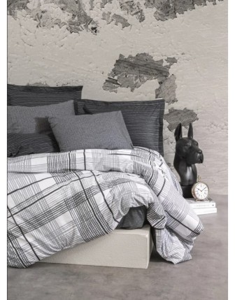 Cotton Box Modern Çift Kişilik Nevresim Takımı Will Antrasit 8680108071380