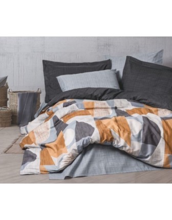 Cotton Box Tek Kişilik Modern Nevresim Takımı Giorno Gri