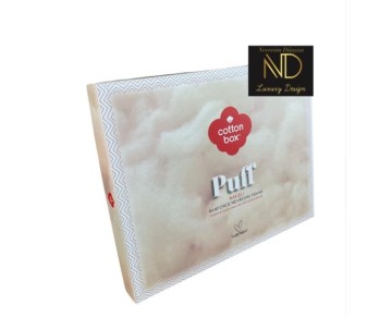 Cotton Box Puff Nakışlı Ranforce Çift Kişilik Nevresim Takımı Mirely Siyah Kiremit