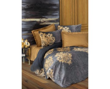 Cotton Box Çift Kişilik Saten Nevresim Takımı Jadira Bej