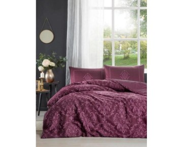 Özdilek Çift Kişilik Ranforce Nevresim Takımı Antico Mürdüm