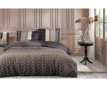 Özdilek Çift Kişilik Ranforce Nevresim Takımı Noche Siyah