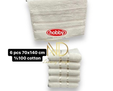 Hobby Dolce Açık Kahve 70x140 6'lı Havlu Seti
