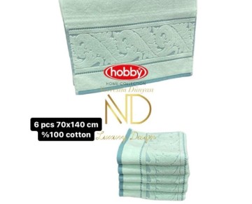 Hobby Sultan Mint 70x140 6'lı Havlu Seti