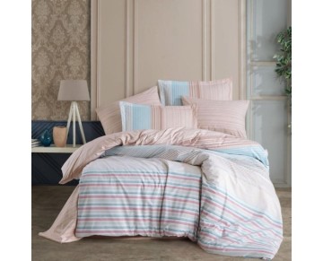 Hobby Çift Kişilik Poplin Nevresim Trella Turkuaz