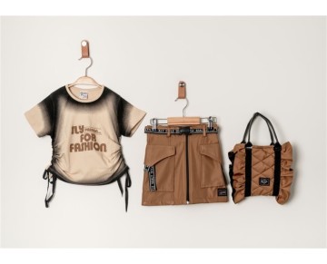 5/8 YAŞ 12124 3LÜ KIZ TAKIM