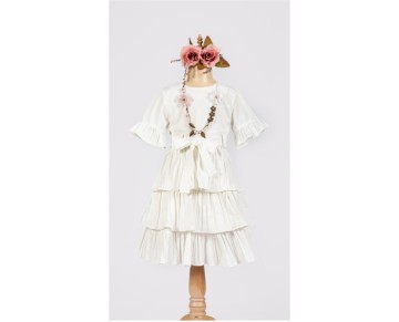 6/12 YAŞ-2538-Kolyeli Elbise