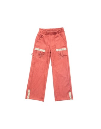 10/14 YAŞ 032162 SÜET CEP PÜSKÜLLÜ BOLPAÇ PANTALON