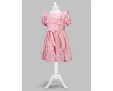 2/5 YAŞ 5803 ROBASI FIRFIRLI ELBİSE