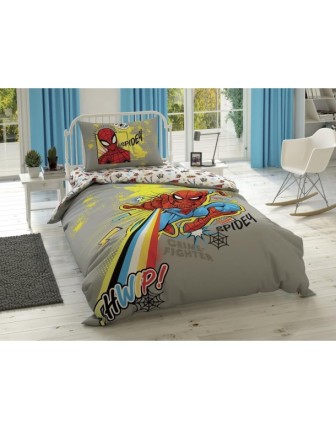 Taç Lisanslı Spiderman Power Tek Kişilik Nevresim Takımı