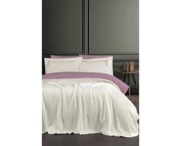 Altınbaşak Dream Battaniyeli Nevresim Takımı Çift Kişilik Talia İvory