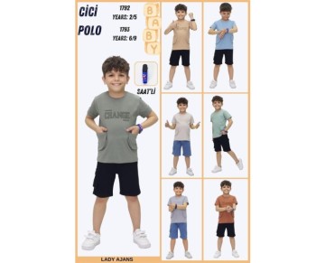 2/5 YAŞ 1792-SAATLİ 2Lİ ERKEK TAKIM