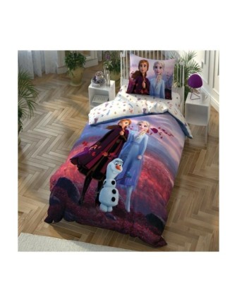 Taç Lisanslı Disney Frozen 2 Autumn Tek Kişilik Nevresim Takımı