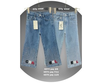 7/11 YAŞ-4574-citywear kız pantolon