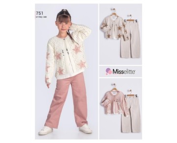 2/5 YAŞ-751-KIZ 2-5 TRİKO TAKIM