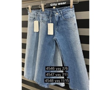 11/15 YAŞ-4548-citywear kız pantolon