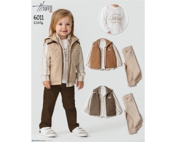 2/5 yaş 6011- 4 LÜ YELEKLİ TAKIM