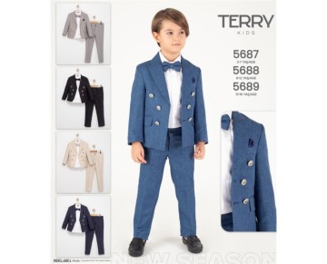 3/7 YAŞ 5687-ceketli tam takım