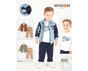 2/5 YAŞ-1542-ERKEK CEKET TAKIM 3'LÜ