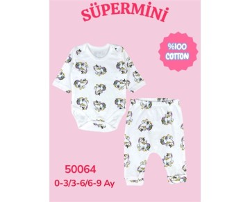 3/9 AY 50064-RENKLİ AT BADİLİ 2Lİ TAKIM