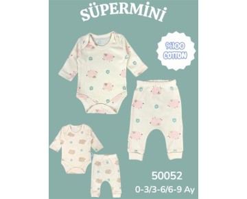 3/9 AY 50052-RAPORLU YÜNLÜ KOYUN BADİLİ 2Lİ TAKIM