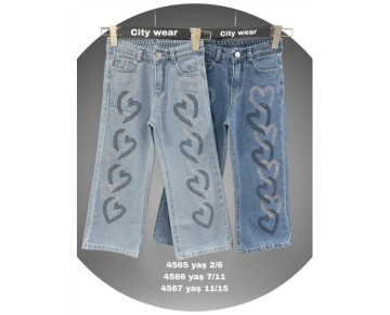 11/15 YAŞ-4567-citywear kız pantolon