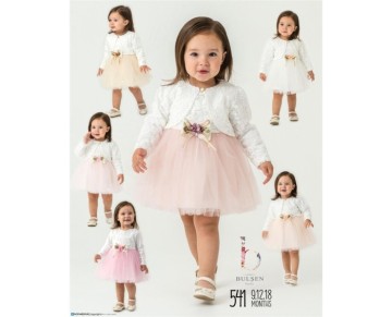 9/18 ay -541-DAL GÜPÜRLÜ BOLEROLU ELBİSE