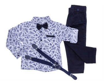 5/8 YAŞ 6384 baskılı gömlekli takım