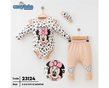 3/9 AY 23124-LEOPARLI MİCKEY 2 Lİ TAKIM