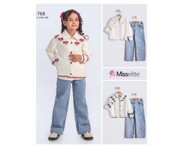 6/9 YAŞ-768-KIZ 6-9 TRİKO TAKIM