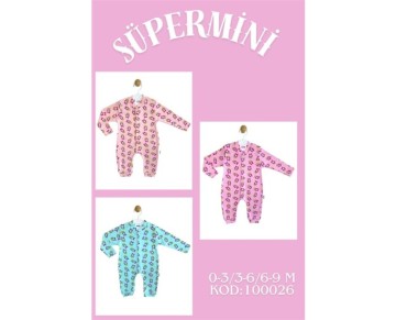 3/9 ay 100026-RENKLİ DAİSY DUCK MANŞETLİ TULUM