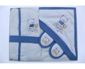 0/24 AY 2025114-LÜX BEBEK BORNOZ SETİ