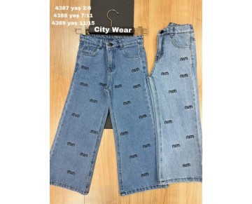 11/15 YAŞ-4389-citywear kız pantolon