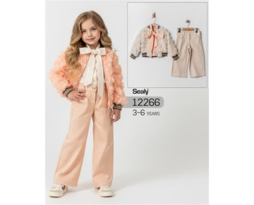 3/6 YAŞ-12266-3 LÜ KIZ  TAKIM