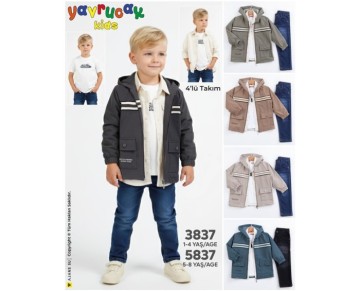 1/4 YAŞ-3837-4 LÜ TAKIM