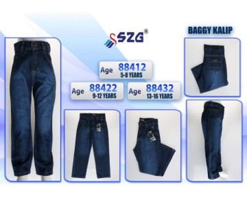 9/12 YAŞ-88422-SZG ERKEK KOT PANTOLON