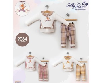 9/18 AY -9084-HAPPY FOX İKİLİ KIZ TAKIM