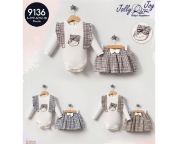 9/18 AY 9136-SWEET GRİL İKİLİ KIZ TAKIM