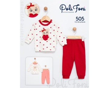 9-18 AY -505- 2LI PIJAMA TAKIM