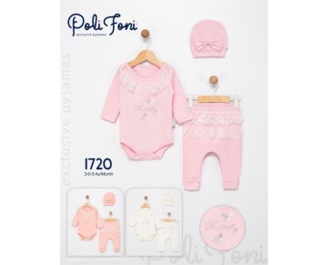 6/9 AY 1720-FİSTOLU KELEBEKLİ 3P BADİLİ TAKIM