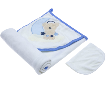 BULUT AY YILDIZ SAPKALI AYI NAKISLI HAVLU